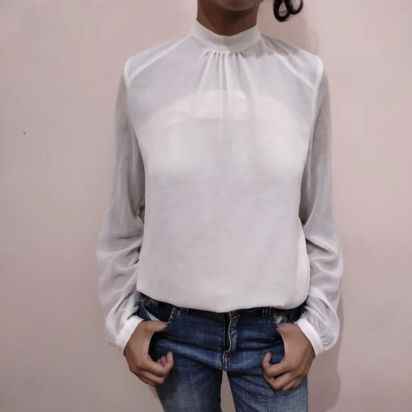 zara Backless white top - Picture 3 of 6